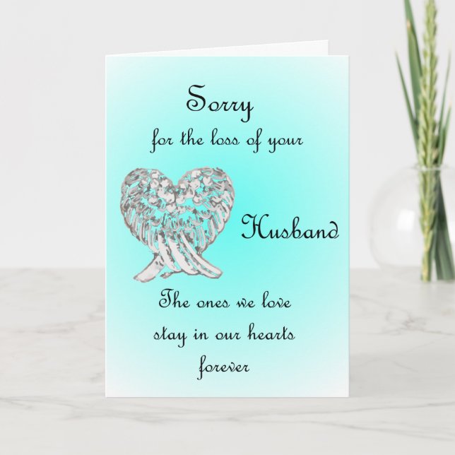 Sorry For The Loss Of Your Husband Card (Front)