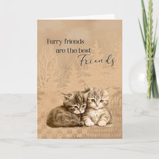 Sorry for Your Loss Furry Friends are Best Friends Card (Front)