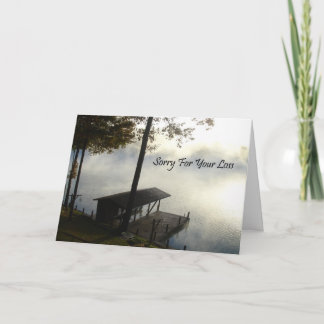 Sorry For Your Loss - Lake Card