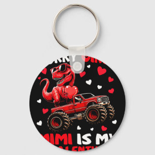 Sorry Girls Mimi Is My Valentine Dinosaur Monster  Key Ring
