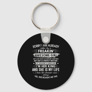 Sorry i am taken gift from girlfriend to boyfriend key ring