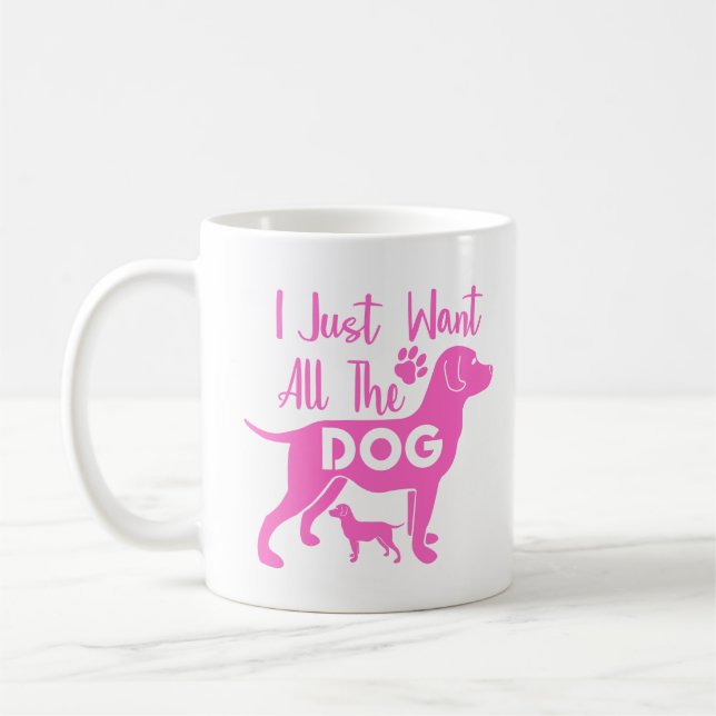 Sorry I Can’t I Have Plans with My Dog Mug – Funny (Left)