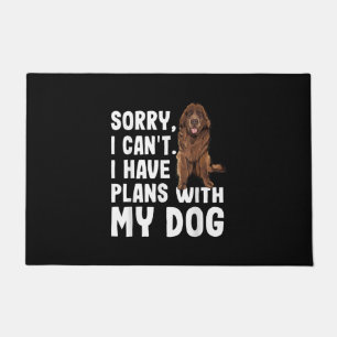 Sorry I Cant I Have Plans With My Newfoundland Dog Doormat