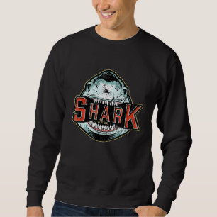 Sorry I Cant Its Week Shark Cool Distressed Sweatshirt