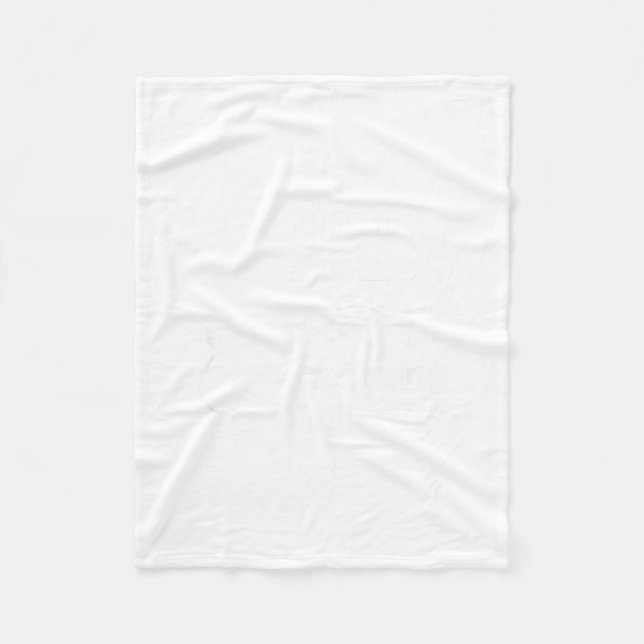 Sorry I Cant Social Decanting Today Fleece Blanket (Front)