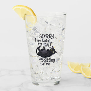 Sorry I’m Late – Cat Rules! Glass