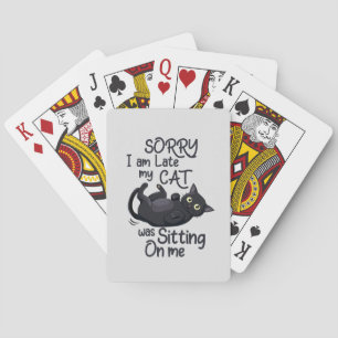 Sorry I’m Late – Cat Rules! Playing Cards