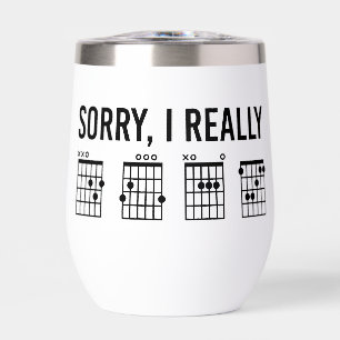 Sorry, I Really DGAF Guitar Chords Funny Custom