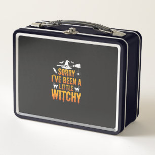 Sorry I’ve Been A Little Witchy Halloween Metal Lunch Box