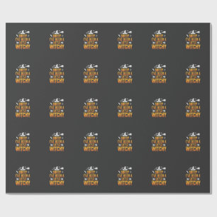 Sorry I’ve Been A Little Witchy Halloween Wrapping Paper