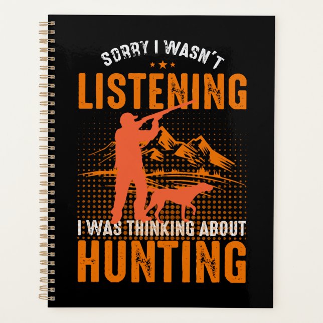 Sorry I Wasnt Listening Planner (Front)