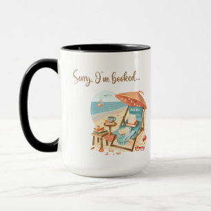 "Sorry I'm Booked" Cute Reading Mug