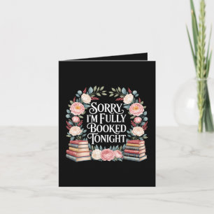Sorry I'M Fully Booked Tonight Holiday Card
