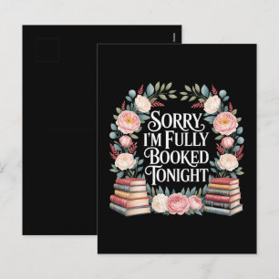 Sorry I'M Fully Booked Tonight  Holiday Postcard