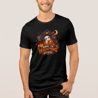 Sorry Im Haunting Myself Introvert Ghost Shirt