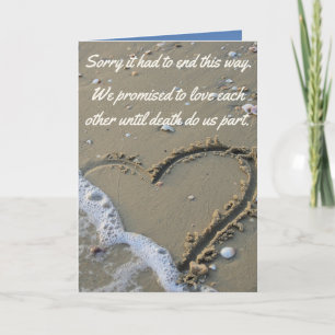 Sorry It Had To End This Way Funny Breakup Card