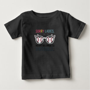 Sorry Ladies Baseball Love Design Baby T-Shirt