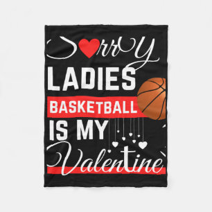 Sorry Ladies Basketball Fleece Blanket