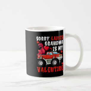 Sorry Ladies Grandma Is My Valentine Day Kids Boys Coffee Mug