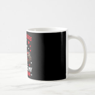 Sorry Ladies Mum Is My Valentine Dinosaur Monster  Coffee Mug
