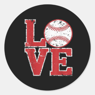 Sorry Ladies My Heart Belongs To Baseball Boy Vale Classic Round Sticker