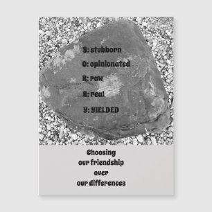 Sorry Magnetic Greeting Card