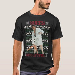 Sorry Merica's Full Funny Trump Ugly Christmas T-Shirt