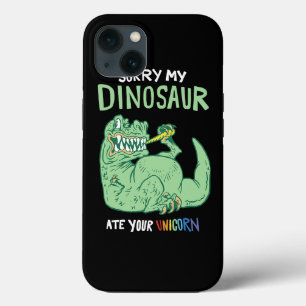Sorry My Dinosaur Ate Your Unicorn iPhone 13 Case