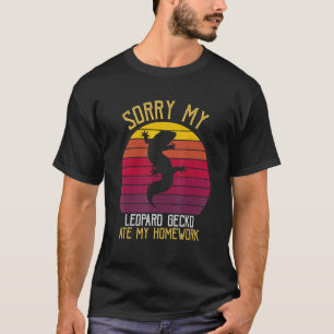 Sorry My Leopard Gecko Ate my Home work Vintage Re T-Shirt