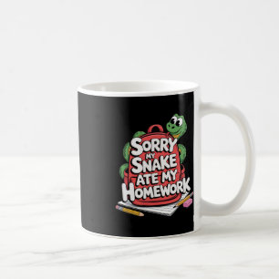 Sorry My Snake Ate My Homework Back To School Coffee Mug