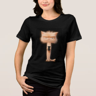 Sorry, no mood to talk until I get my coffee Tri-Blend Shirt