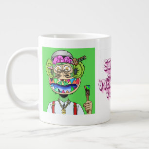Sorry not sorry King Ape actin' weird Large Coffee Mug