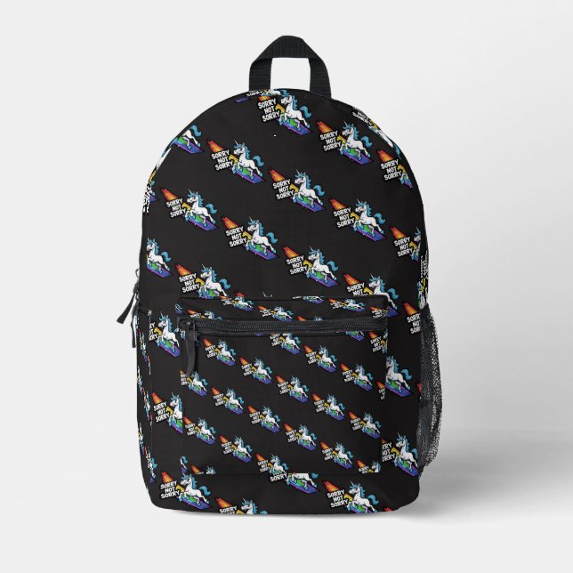 Sorry not Sorry Unicorn Backpack (Front)