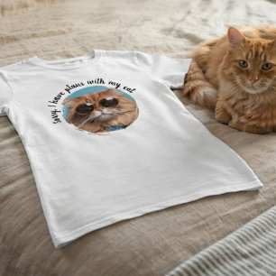 Sorry Plans With Cat Cats Mum Original Design T-Shirt