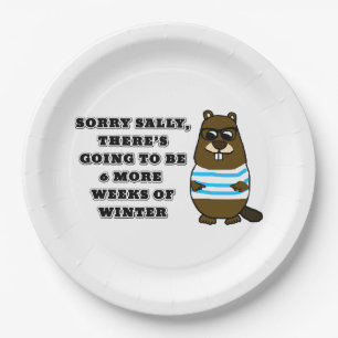 Sorry Sally, 6 more weeks of Winter Paper Plate