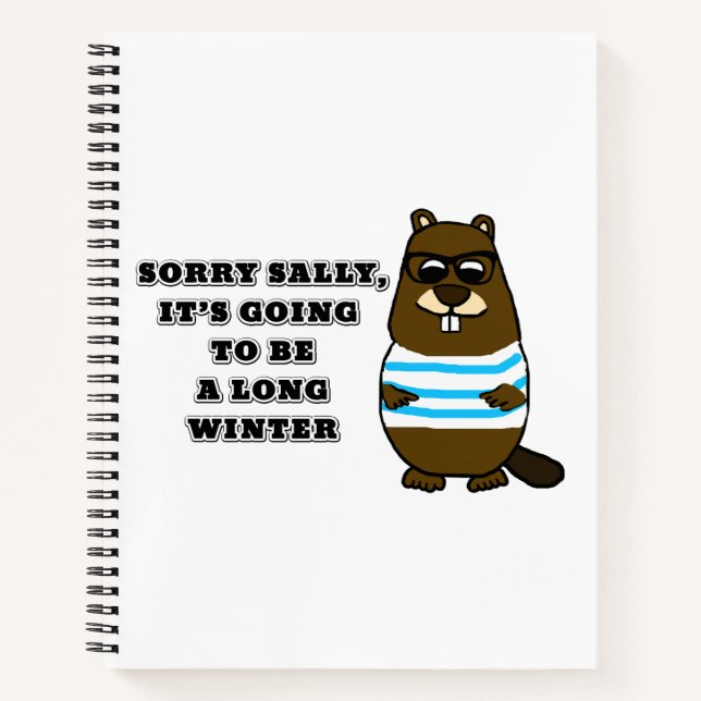Sorry Sally, Long Winter Notebook (Front)