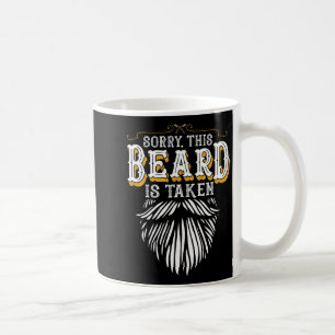 Sorry This Beard Is Taken Country Retro Valentines Coffee Mug