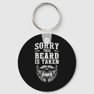 Sorry This Beard Is Taken Valentine Gift Heart Men Key Ring