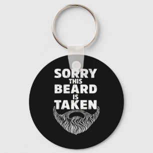 Sorry This Beard Is Taken Valentine Gift Heart Men Key Ring