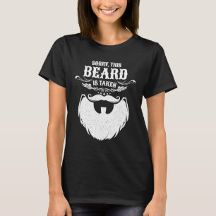 Sorry This Beard Is Taken Vintage Bearded Men Vale T-Shirt