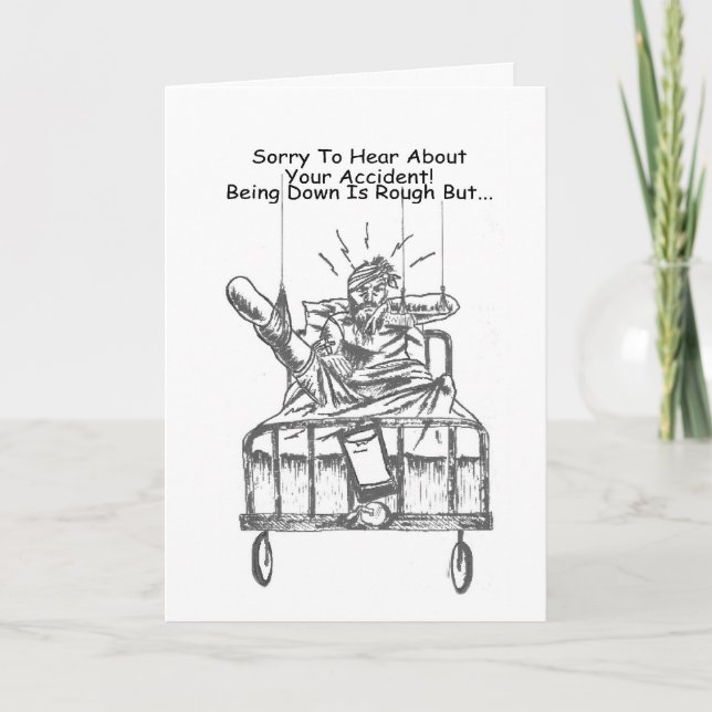 Sorry To Hear About Your Accident Card (Front)