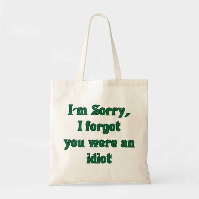 Sorry tote bag (Front)