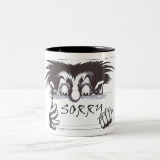 Sorry Two-Tone Coffee Mug