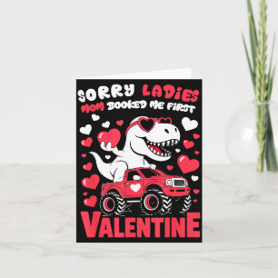 Sorry Valentine Ladies Mum Booked Me First Card