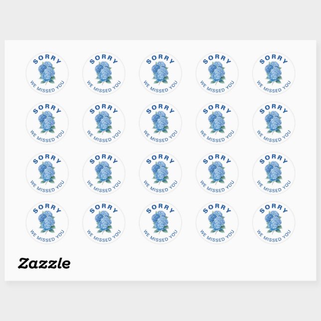 Sorry We Missed You JW Envelope Seal Stickers (Sheet)