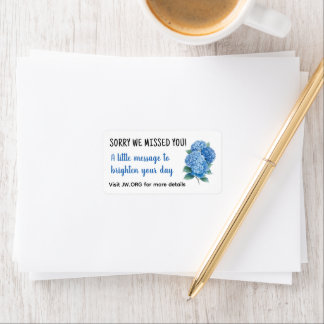 Sorry We Missed You Ministry Supplies | JW  Label