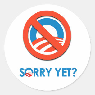 Sorry Yet Classic Round Sticker