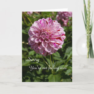 Sorry, You're not feeling well Card