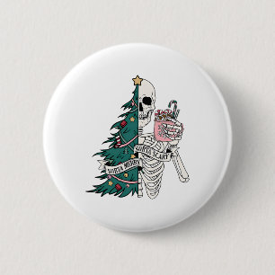 Sorta Merry Sorta Scary Christmas 6 Cm Round Badge