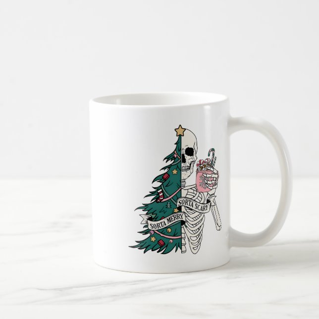 Sorta Merry Sorta Scary Christmas  Coffee Mug (Right)